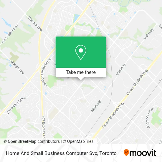 Home And Small Business Computer Svc map