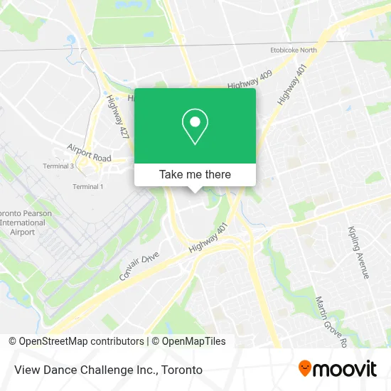 View Dance Challenge Inc. map
