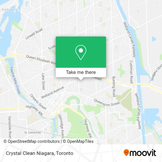 Crystal Clean Niagara map