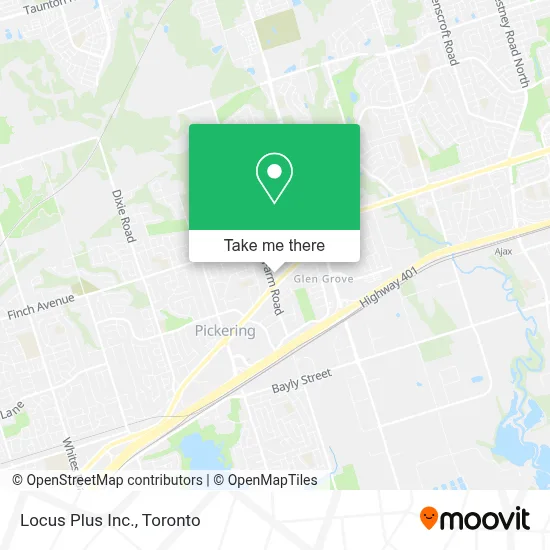 Locus Plus Inc. map