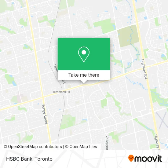 Hsbc Bank map