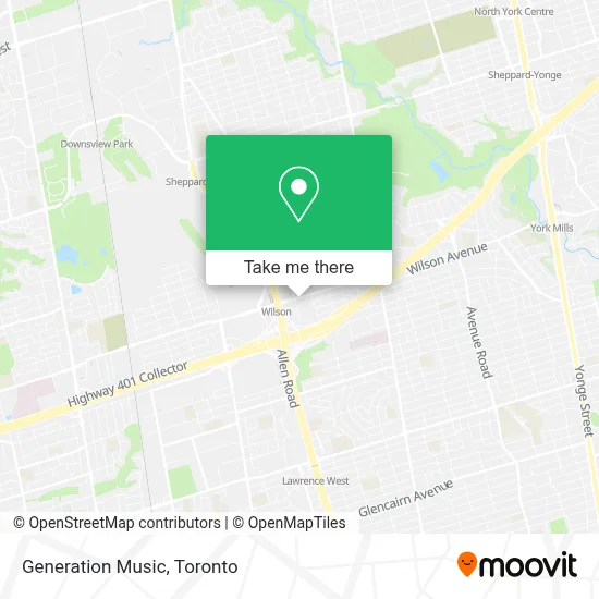 Generation Music map