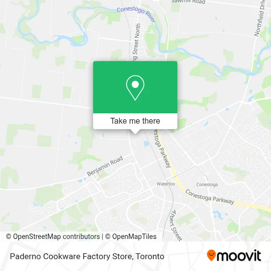 Paderno Cookware Factory Store plan