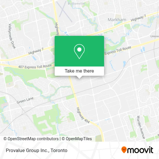 Provalue Group Inc. map