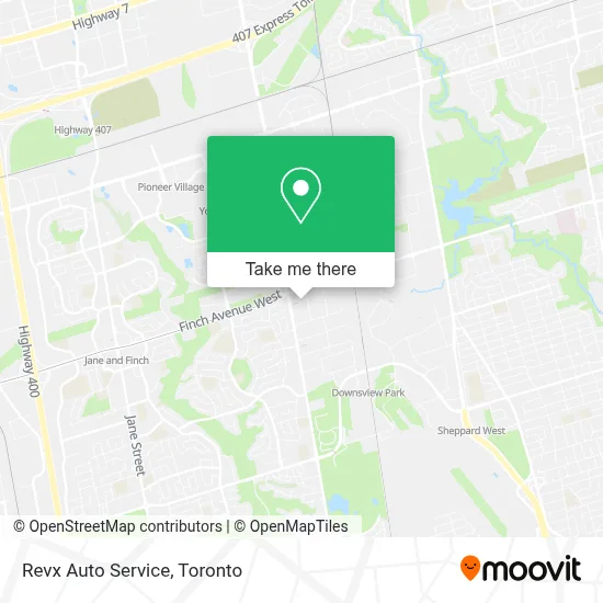 Revx Auto Service map