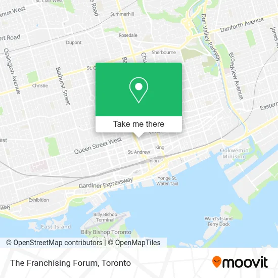 The Franchising Forum map
