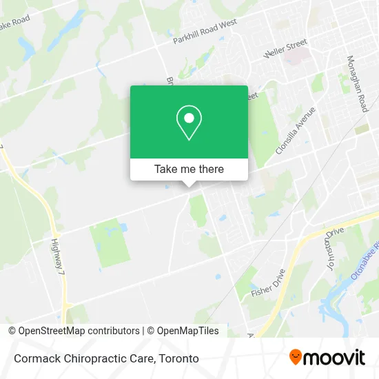 Cormack Chiropractic Care map