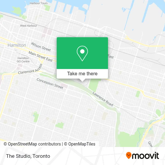 The Studio map