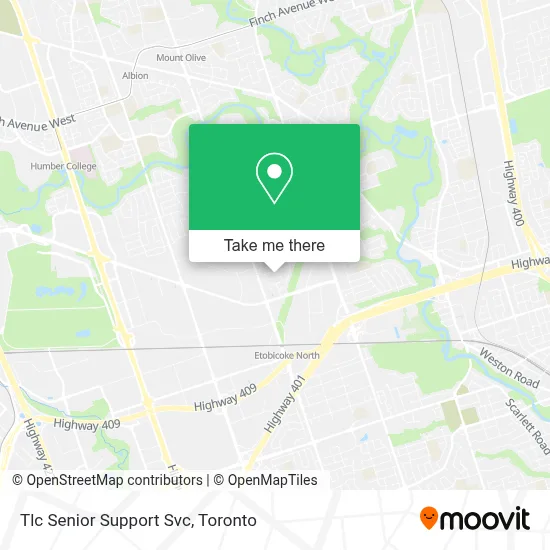Tlc Senior Support Svc map