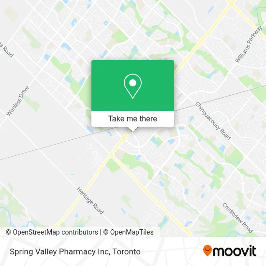 Spring Valley Pharmacy Inc map