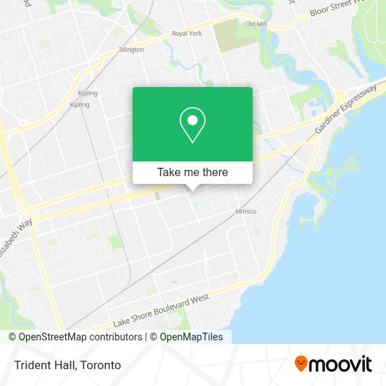 Trident Hall map