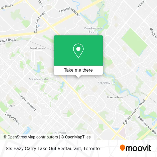 Sls Eazy Carry Take Out Restaurant map