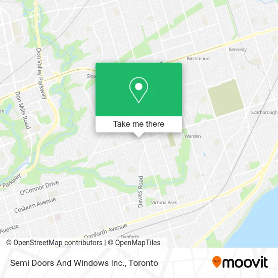 Semi Doors And Windows Inc. map