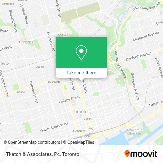 Tkatch & Associates, Pc map