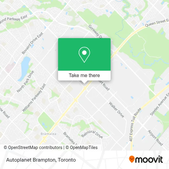 Autoplanet Brampton map