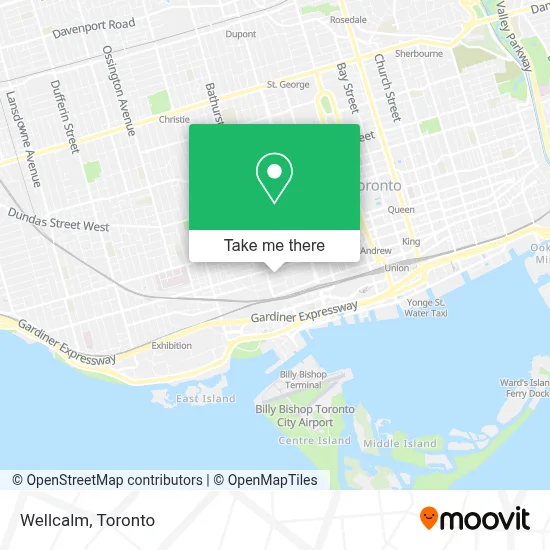 Wellcalm map