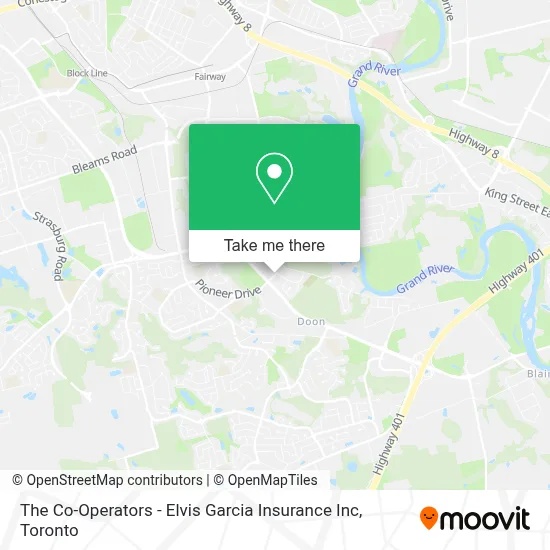 The Co-Operators - Elvis Garcia Insurance Inc map