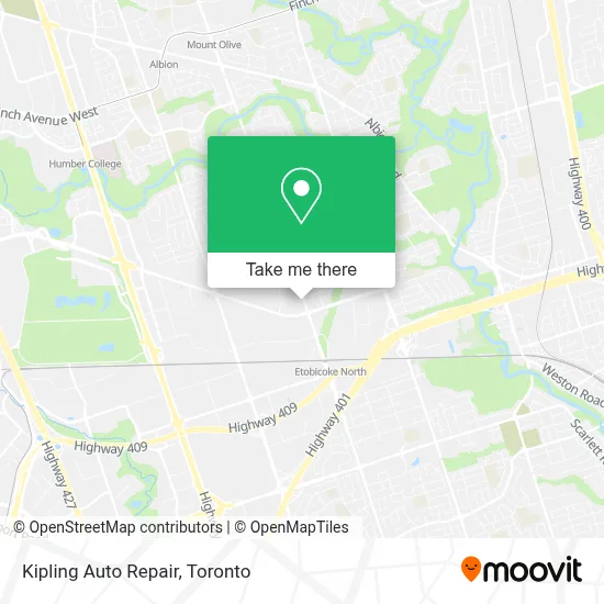 Kipling Auto Repair plan