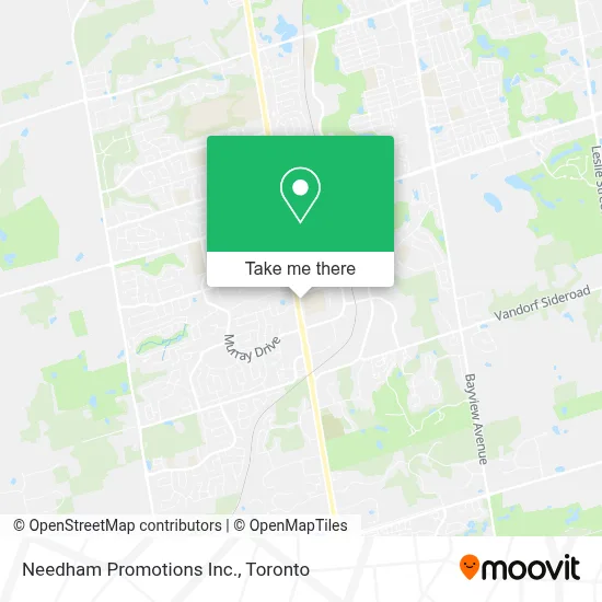 Needham Promotions Inc. map
