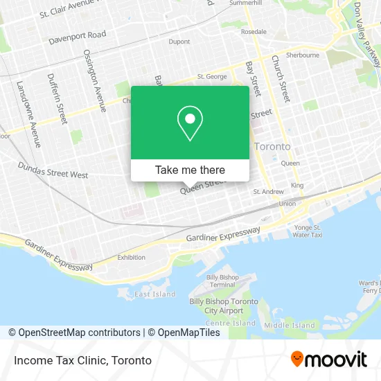 Income Tax Clinic map