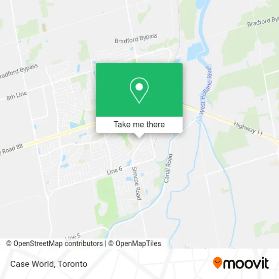 Case World map