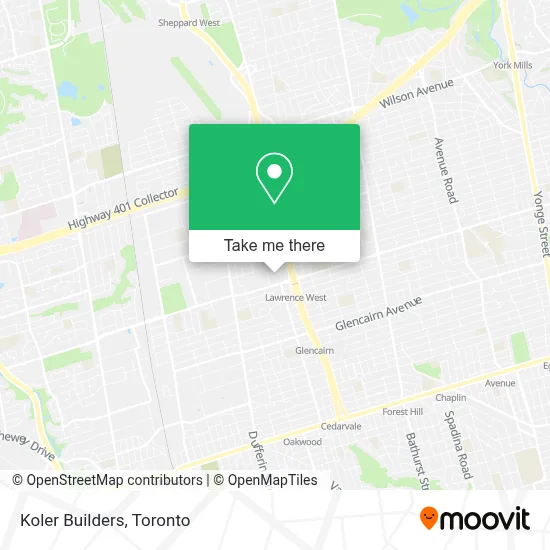Koler Builders map