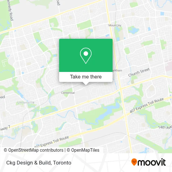 Ckg Design & Build map