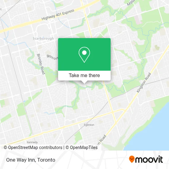 One Way Inn map