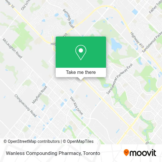 Wanless Compounding Pharmacy map
