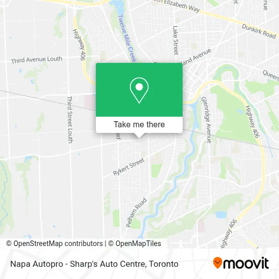 Napa Autopro - Sharp's Auto Centre map