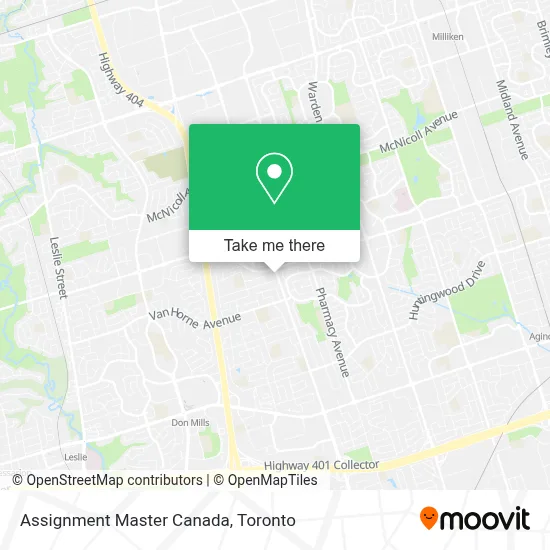 Assignment Master Canada map