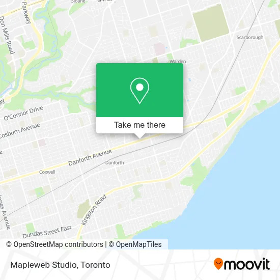 Mapleweb Studio map