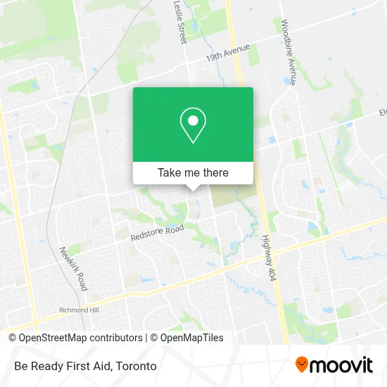 Be Ready First Aid map