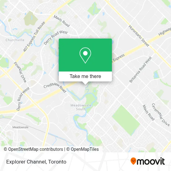Explorer Channel map