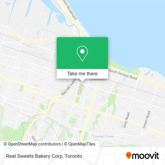 Real Sweets Bakery Corp map