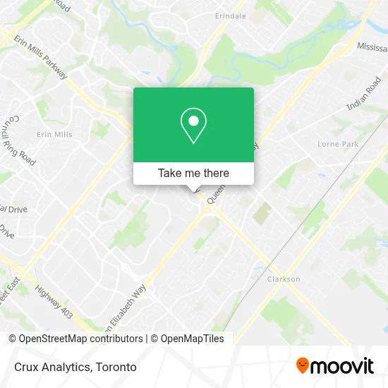 Crux Analytics map