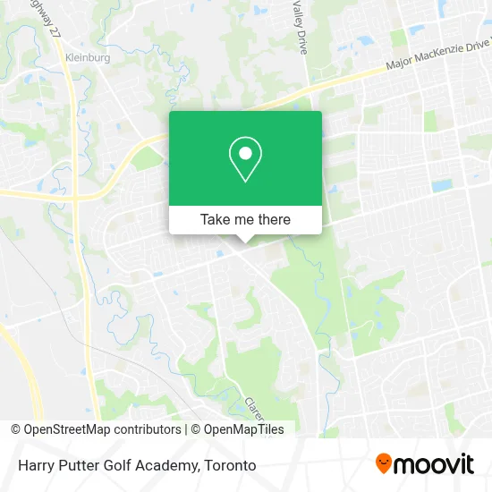 Harry Putter Golf Academy map