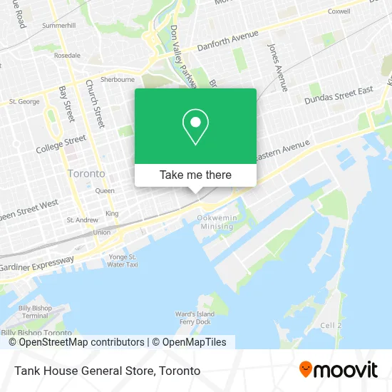 Tank House General Store map