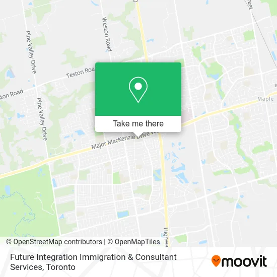 Future Integration Immigration & Consultant Services map