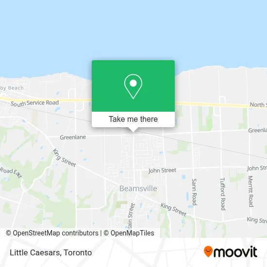Little Caesars map