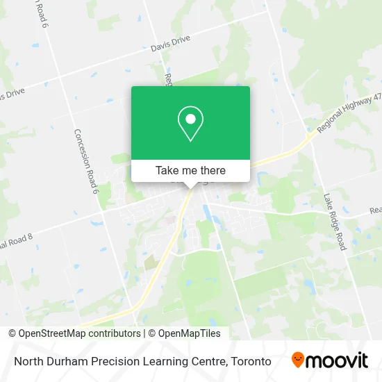 North Durham Precision Learning Centre map