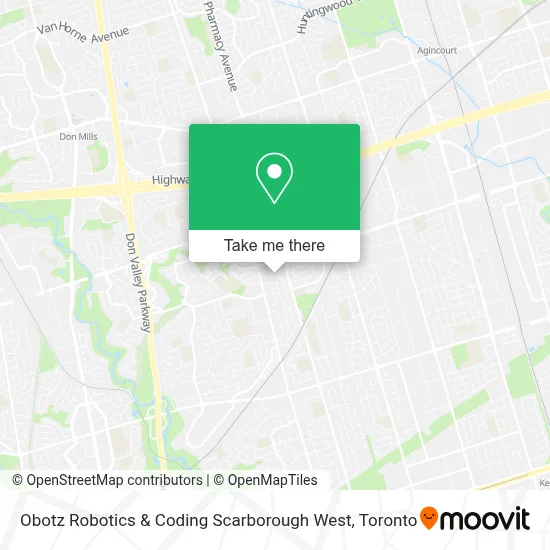 Obotz Robotics & Coding Scarborough West map