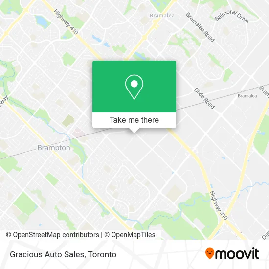 Gracious Auto Sales map