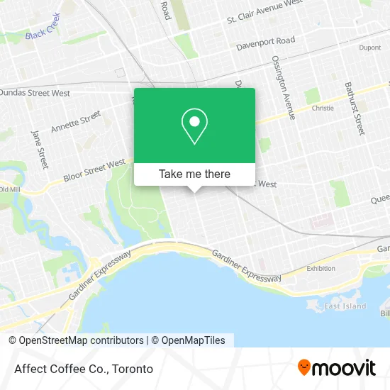 Affect Coffee Co. map