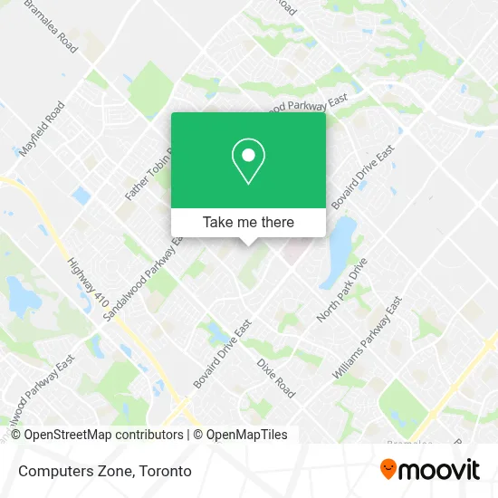 Computers Zone map