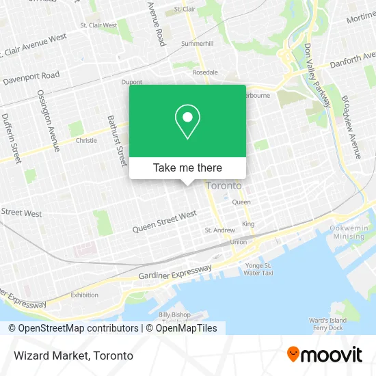 Wizard Market map