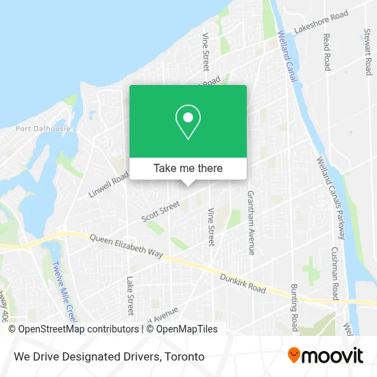 We Drive Designated Drivers map