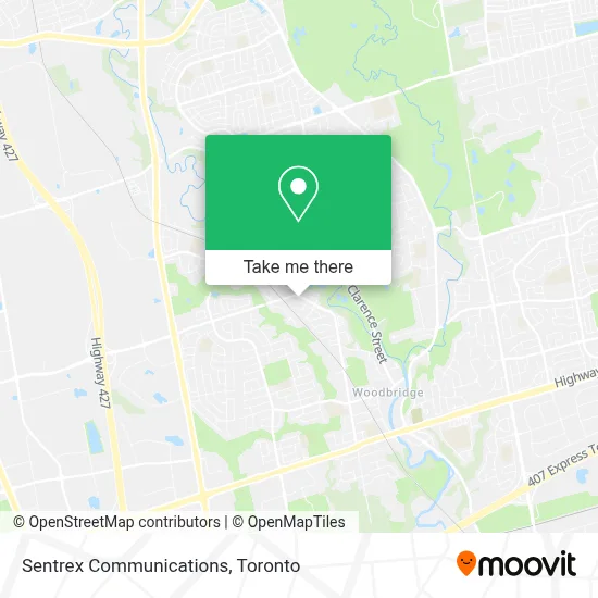 Sentrex Communications map