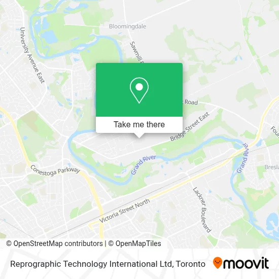Reprographic Technology International Ltd map