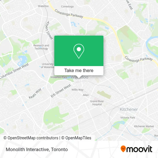Monolith Interactive map